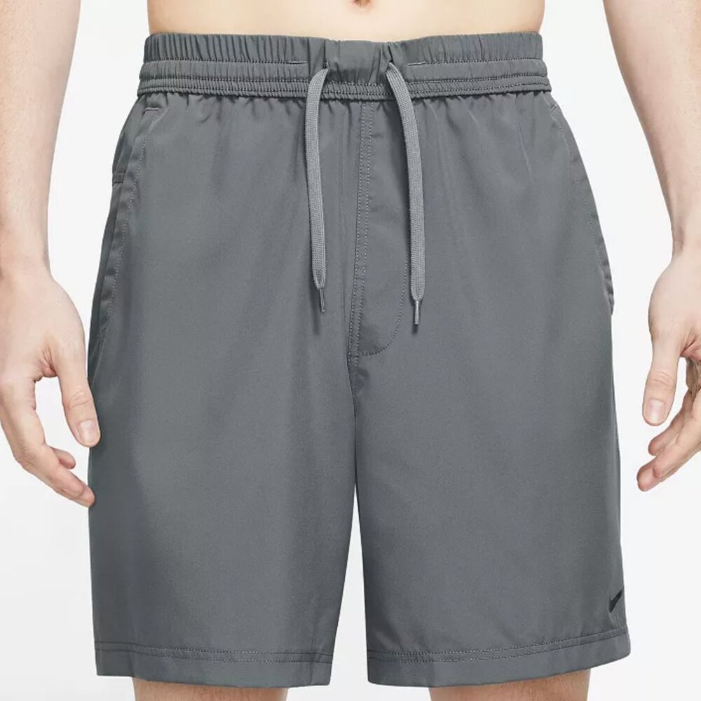 Mens Nike DriFit Form 7-in Unlined Woven Short Dark Grey